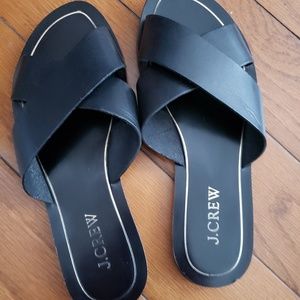 Jcrew black sandals